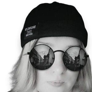 Black No Brim Cap